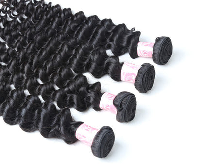 Pretty Hair Deep Wave 100% Human Hair Weave
