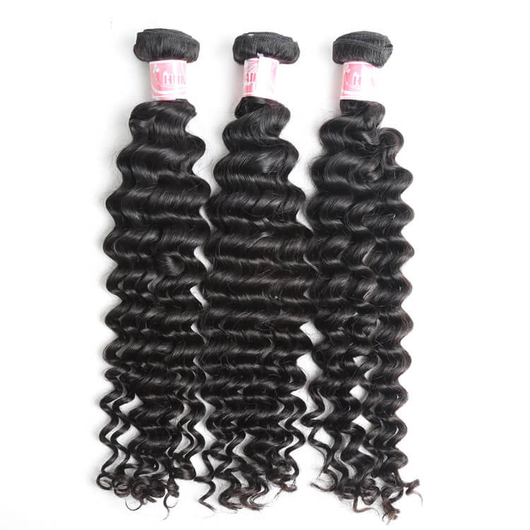 Pretty Hair Deep Wave 100% Human Hair Weave