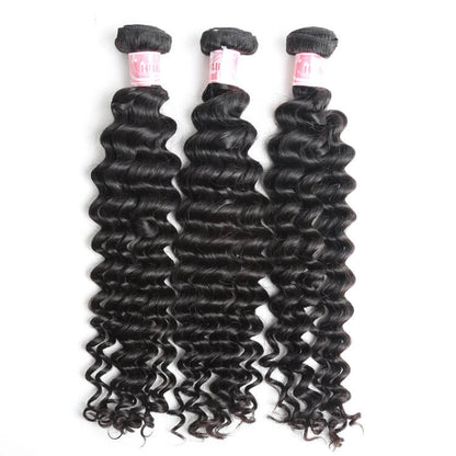 Pretty Hair Deep Wave 100% Human Hair Weave