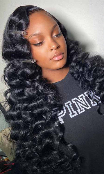 Hair 9A/10A12A Loose Wave 6x6 HD Closure With 3 Bundles