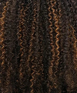 Sensationnel Glueless Butta 360 HD Lace Front Wig - Tight Curly, Ultra-Smooth Natural Look, Pre-Plucked with Baby Hairs