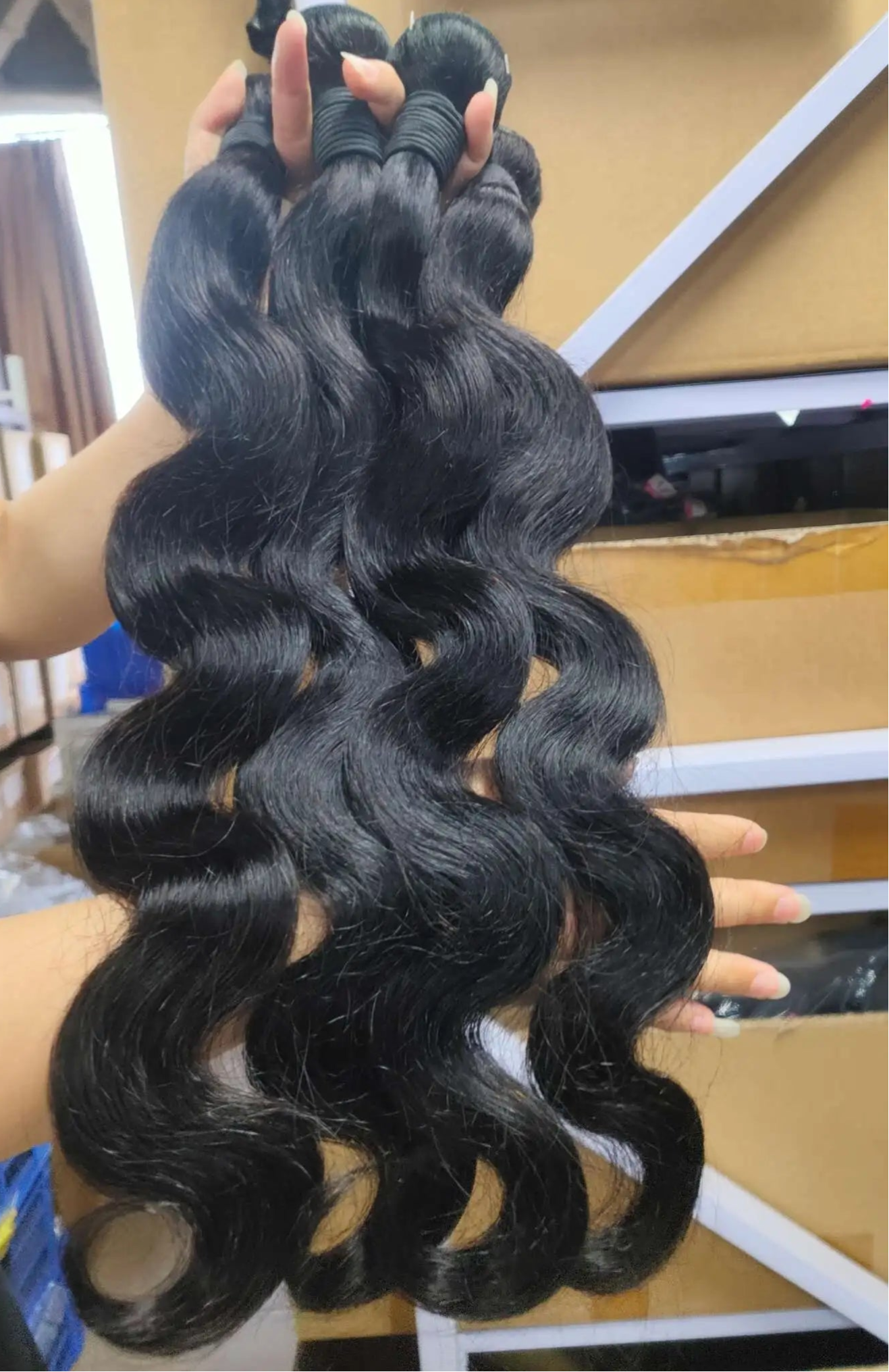 Natural Color Body Wave Human Hair Bundles – 100% Virgin Hair, Long-Lasting & Fast Shipping