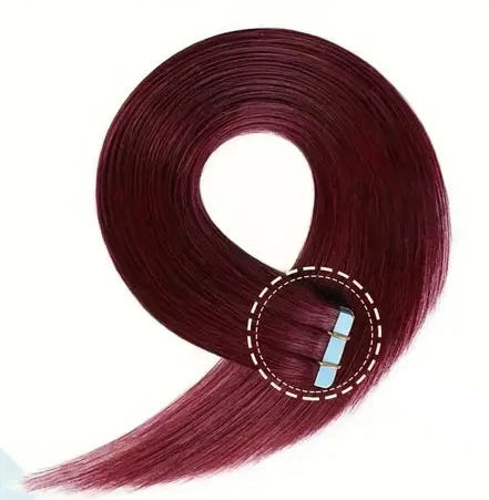 20Pcs/Lot Straight Hair Extensions – Chemical-Free, Sleek Texture for Natural Styling