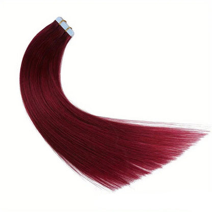 Straight Hair Extensions - 20 Pcs/Lot | Chemical-Free, Natural Smooth Texture