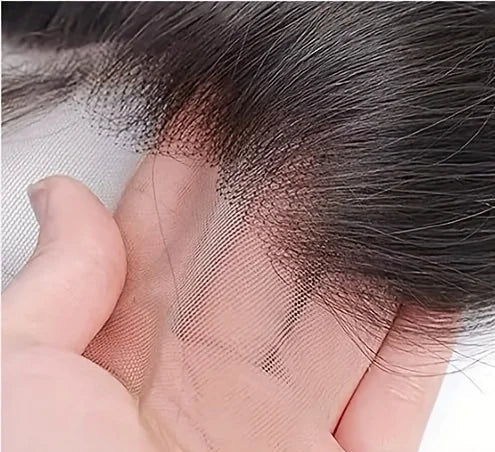 Short Deep Wave Lace Front Wig – 100% Human Hair, Transparent Lace, 4-16 Inch