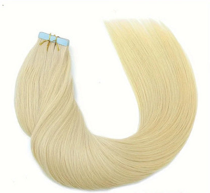 Premium Straight Tape-In Hair Extensions | 100% Human Hair, 20 Pcs/Lot