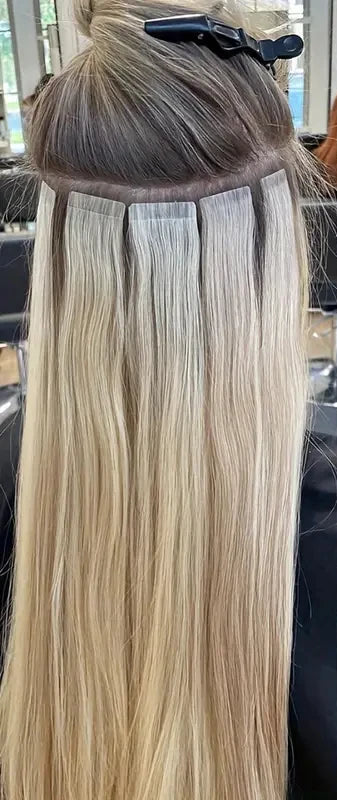 20 Pcs Straight Hair Extensions - Chemical-Free, Sleek & Natural Texture