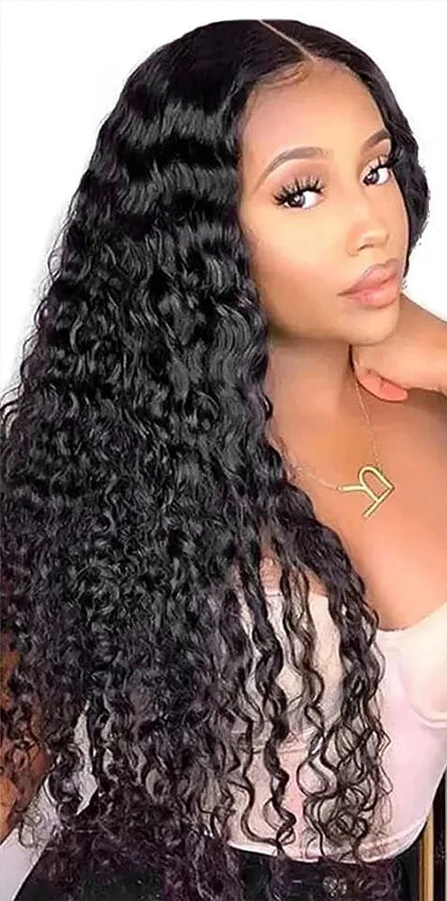 Premium Water Wave Human Hair Bundles – Natural, Unprocessed, and Dye-Friendly
