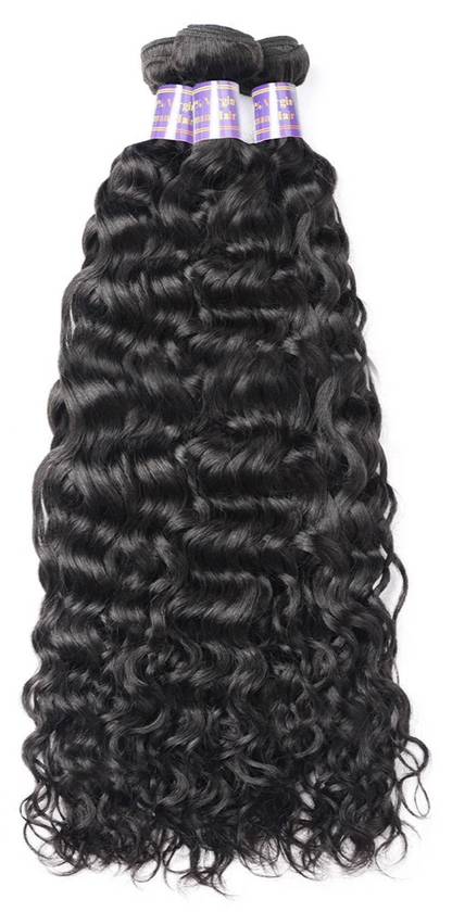 Premium Water Wave Human Hair Bundles – Natural, Unprocessed, and Dye-Friendly