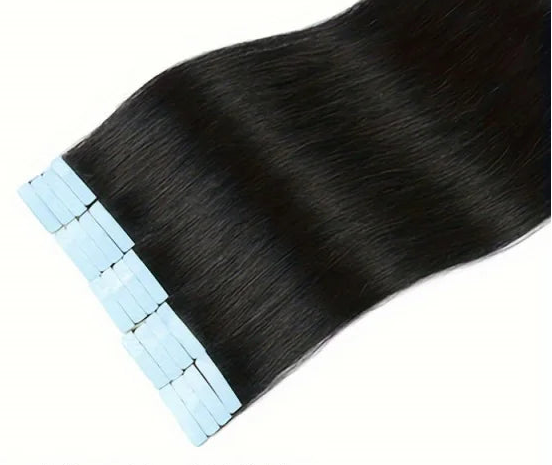 Straight Hair Extensions - 20 Pcs/Lot | Chemical-Free, Sleek & Natural Look