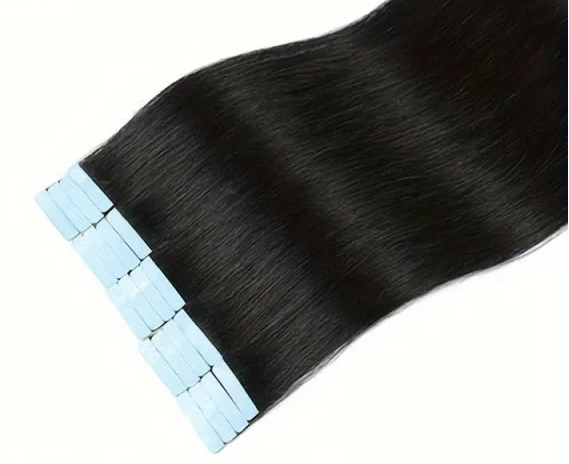 Premium Straight Hair Extensions – 20 Pcs/Lot, High-Grade, Chemical-Free