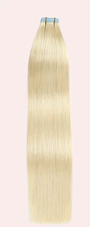 Straight Tape-In Hair Extensions | 100% Real Human Hair | 20 Pcs Bulk Buy | Natural & Smooth