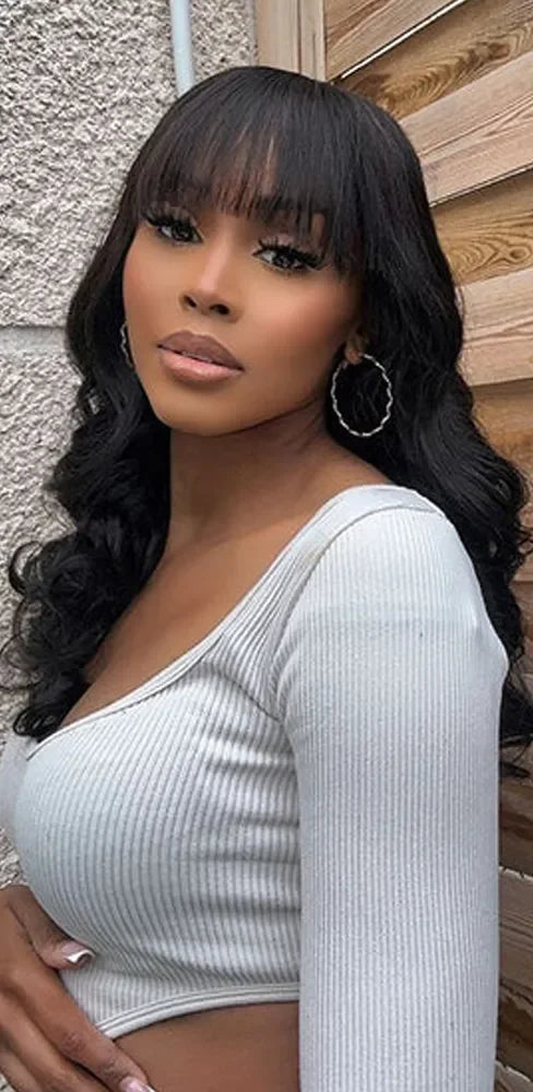 Premium Straight 100% Human Hair Wig – Customizable, Natural Look, Average Cap Size