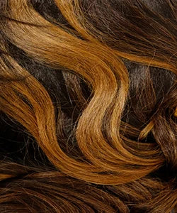 Sensationnel Dashly HD Lace Front Wig Unit 45 – Curly Bob with Fringe, Baby Hairs, Soft HD Lace