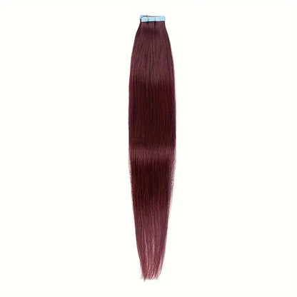 Straight Hair Extensions - 20 Pcs/Lot | Chemical-Free, Natural Smooth Texture