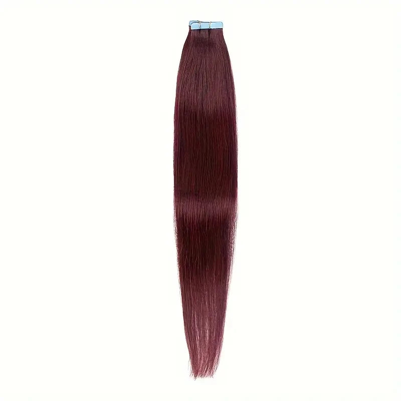 Straight Hair Extensions - 20 Pcs/Lot | Chemical-Free, Natural Smooth Texture