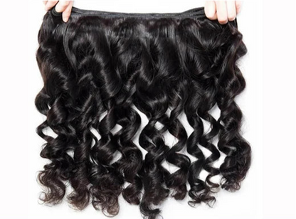 Vallbest Loose Wave Human Hair Bundles – 100% Virgin Hair, 1/3/4 PCS, Tangle-Free & Restyleable