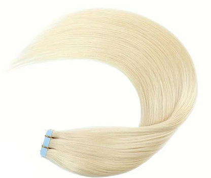 Straight Tape-In Hair Extensions | 100% Real Human Hair | 20 Pcs Bulk Buy | Natural & Smooth