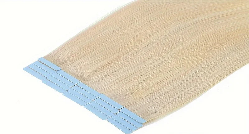 Premium Straight Tape-In Hair Extensions | 100% Human Hair, 20 Pcs/Lot