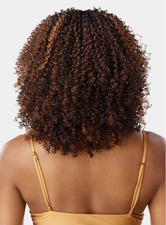 Sensationnel Glueless Butta Lace HD Lace Front Wig Unit 46 – Natural Tight Curls, Pre-Plucked Hairline, & Soft Texture
