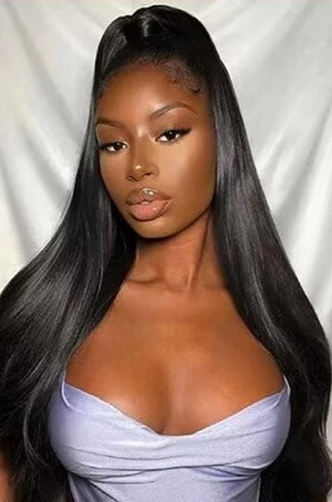 Premium Straight Human Hair Extensions – 100% Natural, Versatile, and Easy to Style