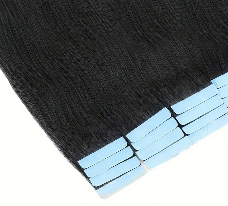 Premium Straight Hair Extensions – 20 Pcs/Lot, High-Grade, Chemical-Free