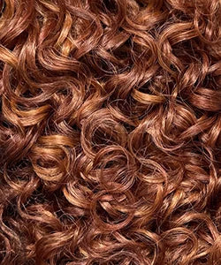 Sensationnel Dashly HD Lace Front Wig Unit 45 – Curly Bob with Fringe, Baby Hairs, Soft HD Lace