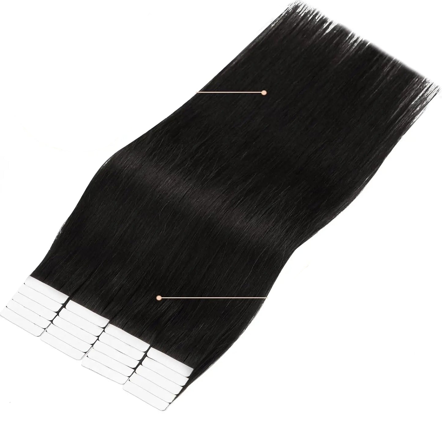 Premium Straight Hair Wigs - Bulk Pack of 20 Pieces, 2.5g per Unit, Chemical-Free