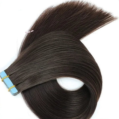 Premium Straight Tape-In Hair Extensions | 100% Real Human Hair, Lightweight & Seamless
