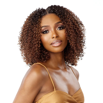 Sensationnel Glueless Butta Lace HD Lace Front Wig Unit 46 – Natural Tight Curls, Pre-Plucked Hairline, & Soft Texture