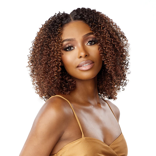 Sensationnel Glueless Butta Lace HD Lace Front Wig Unit 46 – Natural Tight Curls, Pre-Plucked Hairline, & Soft Texture