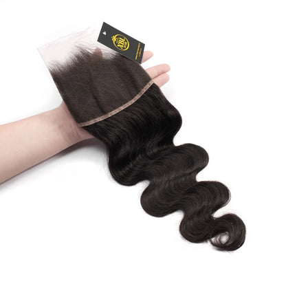Hair 13x4 HD Lace Frontal Body Wave Small Knots Preplucked Hairline