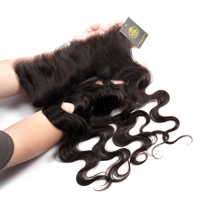 Hair 13x6 HD Lace Frontal Body Wave Small Knots Preplucked Hairline