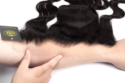Hair 13x4 HD Lace Frontal Body Wave Small Knots Preplucked Hairline