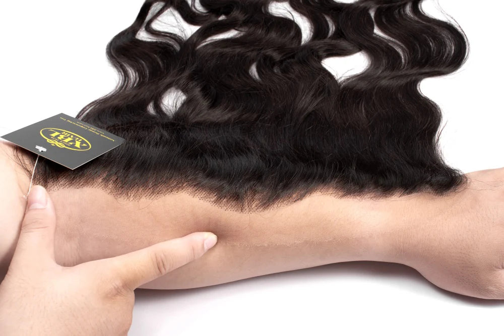 Hair 13x6 HD Lace Frontal Body Wave Small Knots Preplucked Hairline