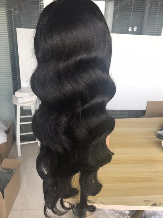 BeuMax 13x4 Straight Lace Front Wig – Human Hair, Natural Color2