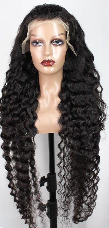 Beumax 13x6 Loose Deep Wave Frontal Wig - Hair, 10-30", Lace Part