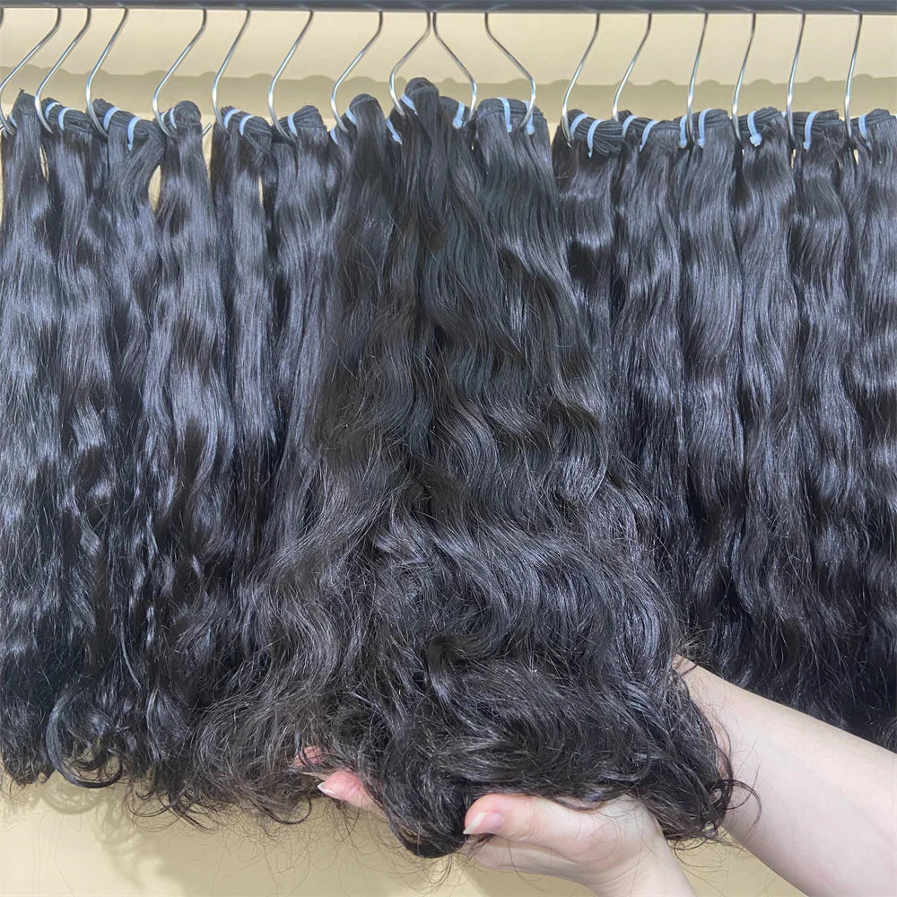 hair Burmese Curly Hair Extensions 3 Handles Deals Natural Wave Human Hair