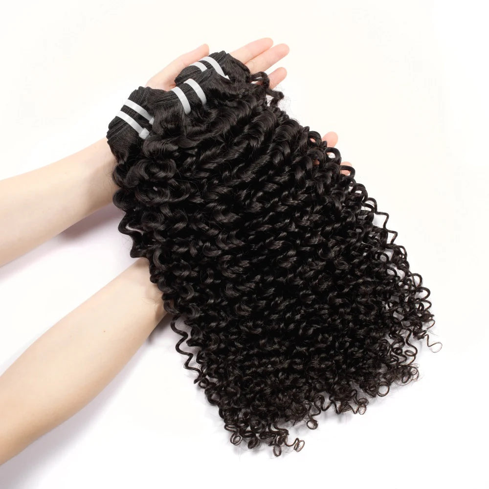 Raw Hair Premium One Donor 3 Bundle Deal Curly