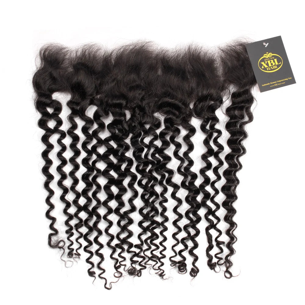 Hair 13x4 HD Lace Frontal Curly Small Knots Preplucked Hairline