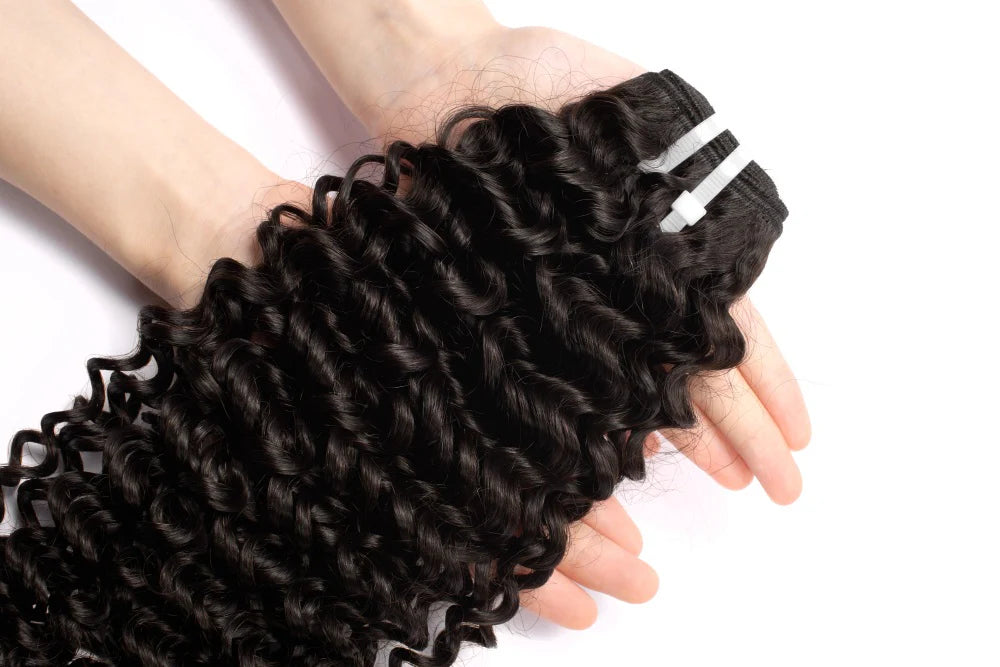 3 PCS Lot Raw Hair Curly Hair Full Cuticle Aligned Virgin Hair Bundles