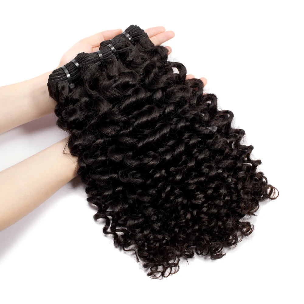 Mink Hair Top Selling 3 bundles deal Jerry curl
