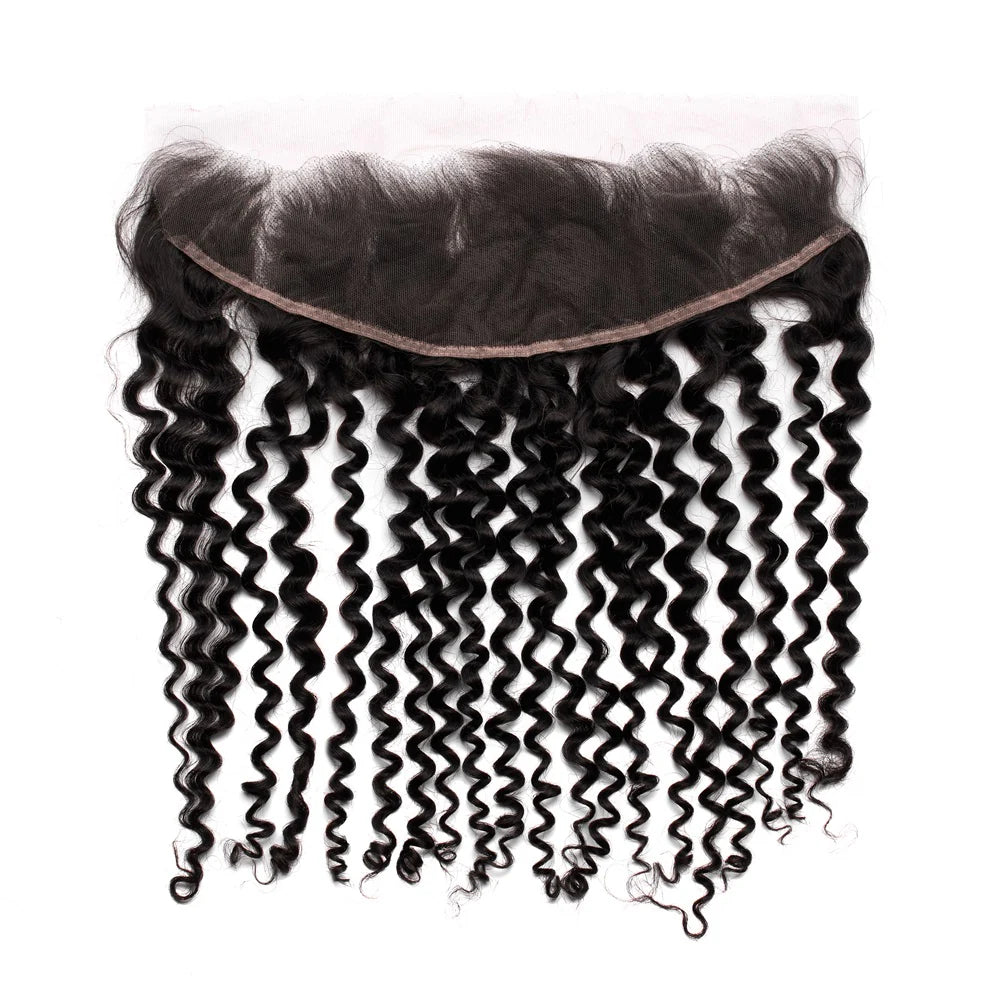 Hair 13x4 HD Lace Frontal Curly Small Knots Preplucked Hairline