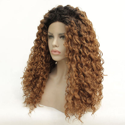 Chemical Fiber Front Lace Wig Cover – High Temperature Resistant, Soft, Natural Color, Breathable, Customizable Styles
