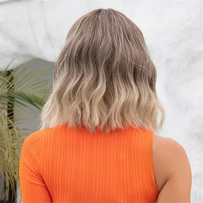 Clarity Wig - Short Curly Style with Bangs, 14", Lightweight & Comfortable