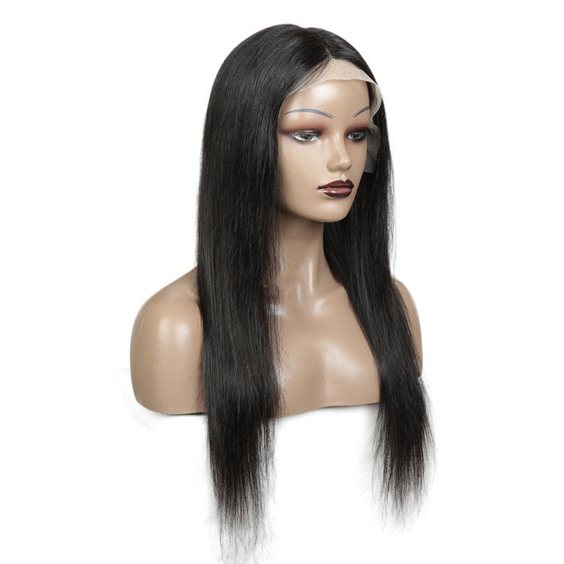 Classic Lace Real Human Hair Wig Headgear in Natural Color – Short and Chic5