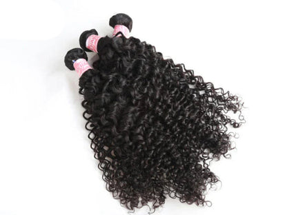 Pretty Hair Hot Selling 3 bundles deal Curly