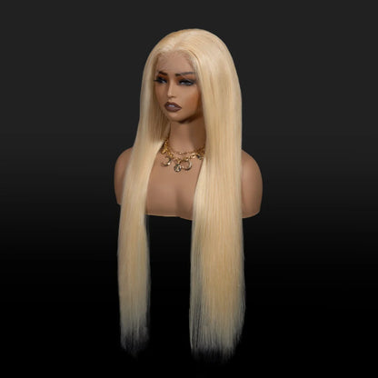 Hair 613 Blonde Lace Front Wig Straight Blonde Wig 13x4 Lace Frontal Wig 613 Human Hair Wig