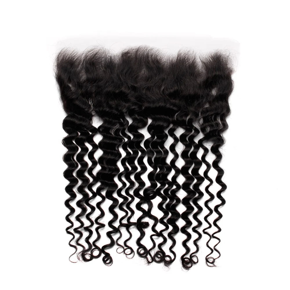 Hair 13x4 HD Lace Frontal Deep Wave Small Knots Preplucked Hairline