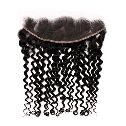 Hair 13x4 HD Lace Frontal Deep Wave Small Knots Preplucked Hairline